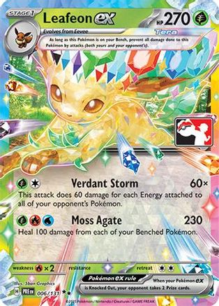 [PKM] Leafeon ex (006/131) [Prize Pack Series Seven]