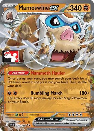 [PKM] Mamoswine ex (079/159) [Prize Pack Series Seven]