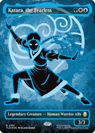 {@@ TLA R} Katara, the Fearless (Borderless Battle Pose) [Avatar: The Last Airbender] [TLA 361]