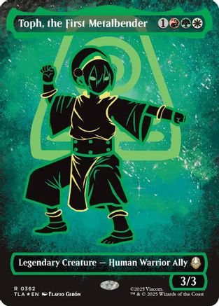 {@@ TLA R} Toph, the First Metalbender (Borderless Battle Pose) [Avatar: The Last Airbender] [TLA 362]