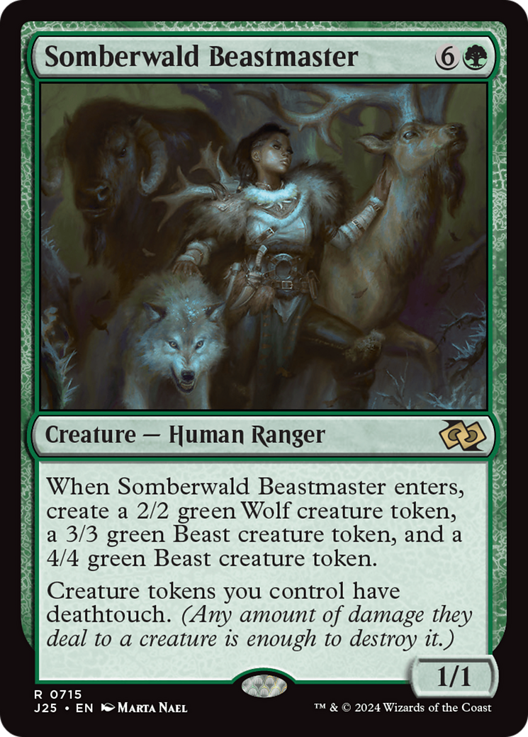{R} Somberwald Beastmaster [Foundations Jumpstart][J25 715]