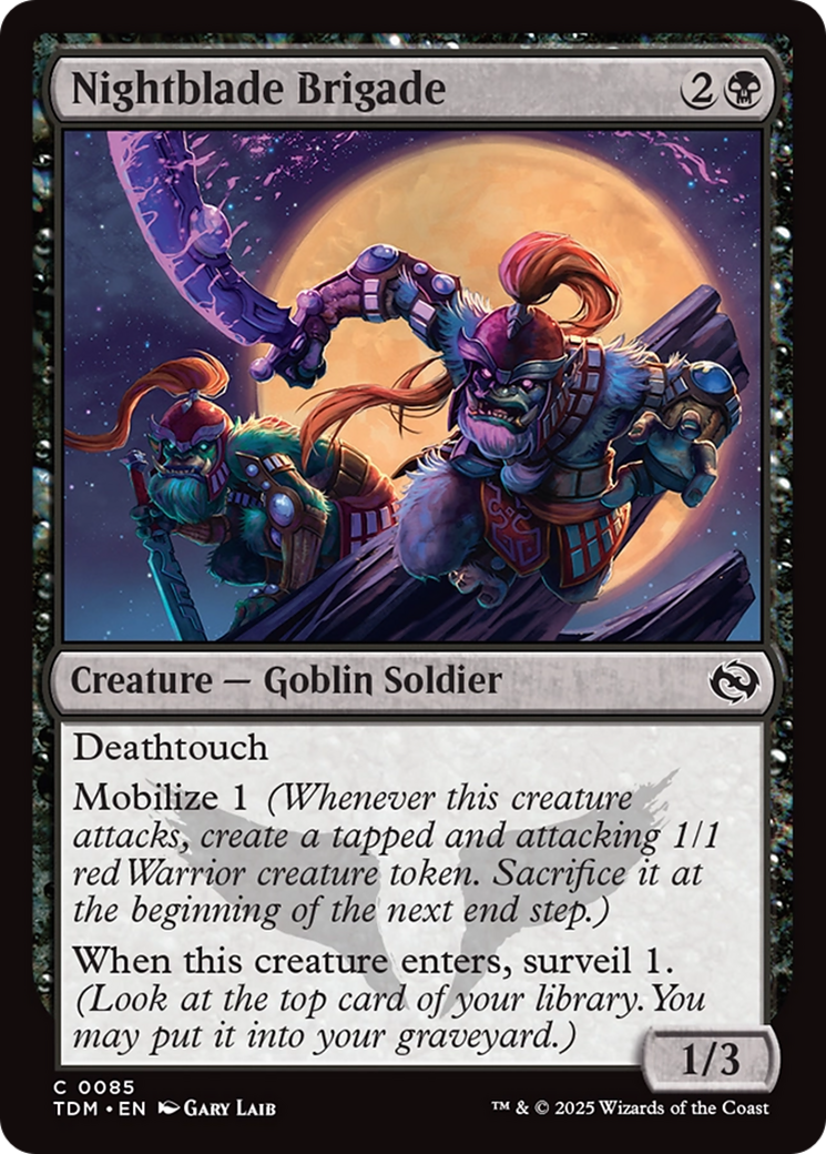 {@C} Nightblade Brigade [Tarkir: Dragonstorm][TDM 085]