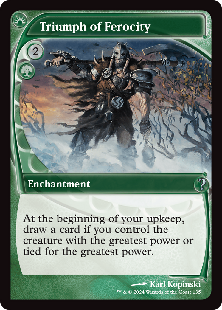 {C} Triumph of Ferocity (Future Sight) [Mystery Booster 2][MB2 135]