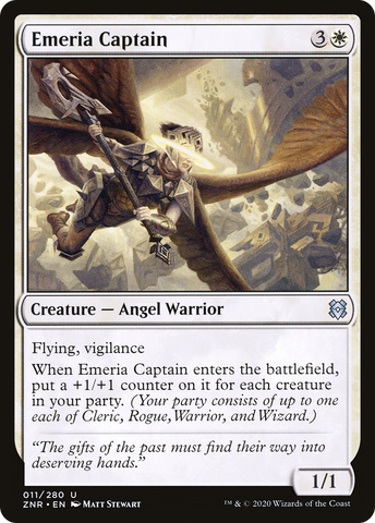 {C} Emeria Captain [Zendikar Rising][ZNR 011]