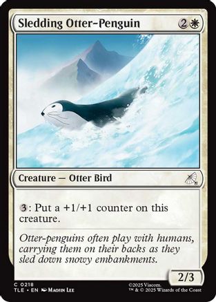 {@@ TLE C} Sledding Otter-Penguin [Avatar: The Last Airbender: Eternal-Legal] [TLE 218]