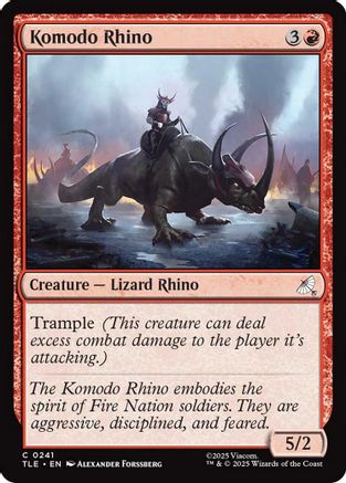 {@@ TLE C} Komodo Rhino [Avatar: The Last Airbender: Eternal-Legal] [TLE 241]