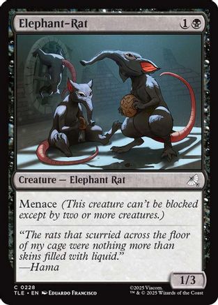{@@ TLE C} Elephant-Rat [Avatar: The Last Airbender: Eternal-Legal] [TLE 228]