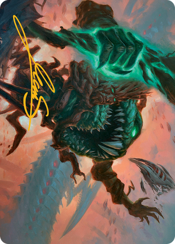 {A} Yargle and Multani Art Card (Gold-Stamped Signature) [March of the Machine Art Series][GS AMOM 053]