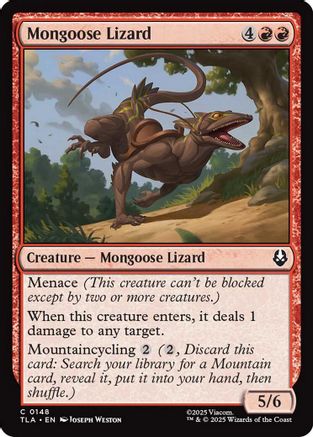 {@@ TLA C} Mongoose Lizard [Avatar: The Last Airbender] [TLA 148]