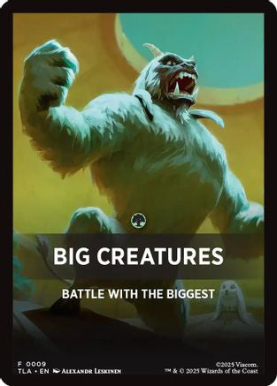{T} Big Creatures Theme Card [Avatar: The Last Airbender] [TLATTL 009]