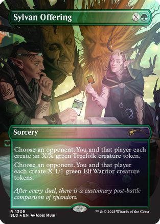 Sylvan Offering (Rainbow Foil) [SLD 1309]  Foil