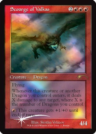 Scourge of Valkas (Retro Frame) [MFP 002]  Foil