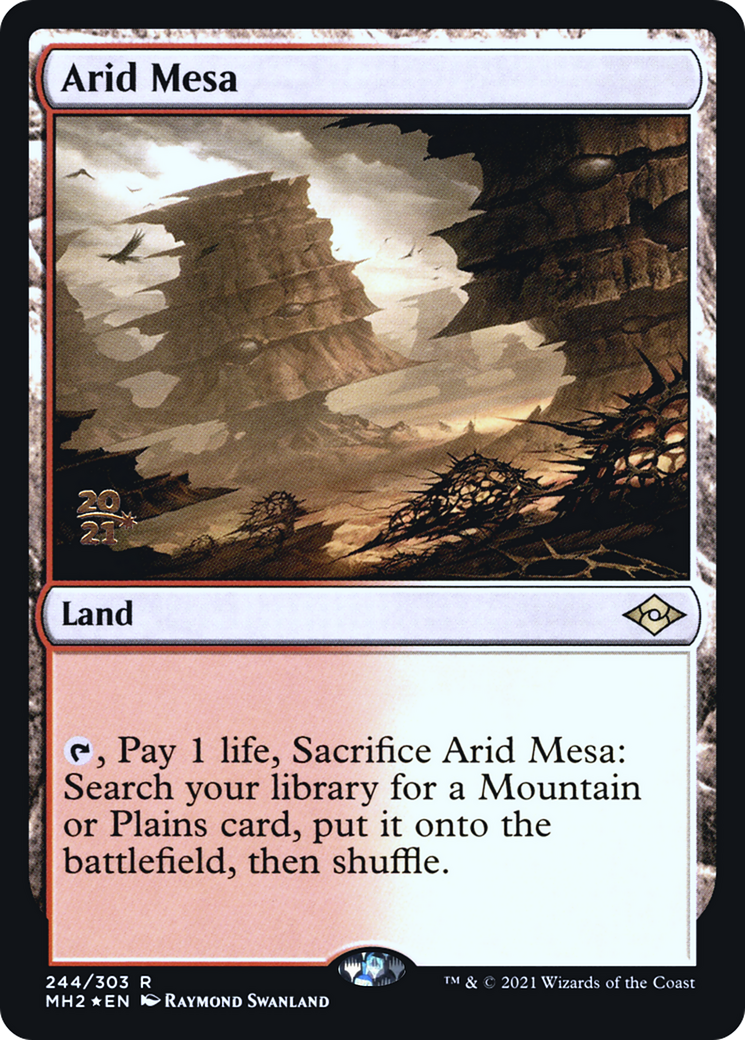 {R} Arid Mesa [Modern Horizons 2 Prerelease Promos][PR MH2 244]