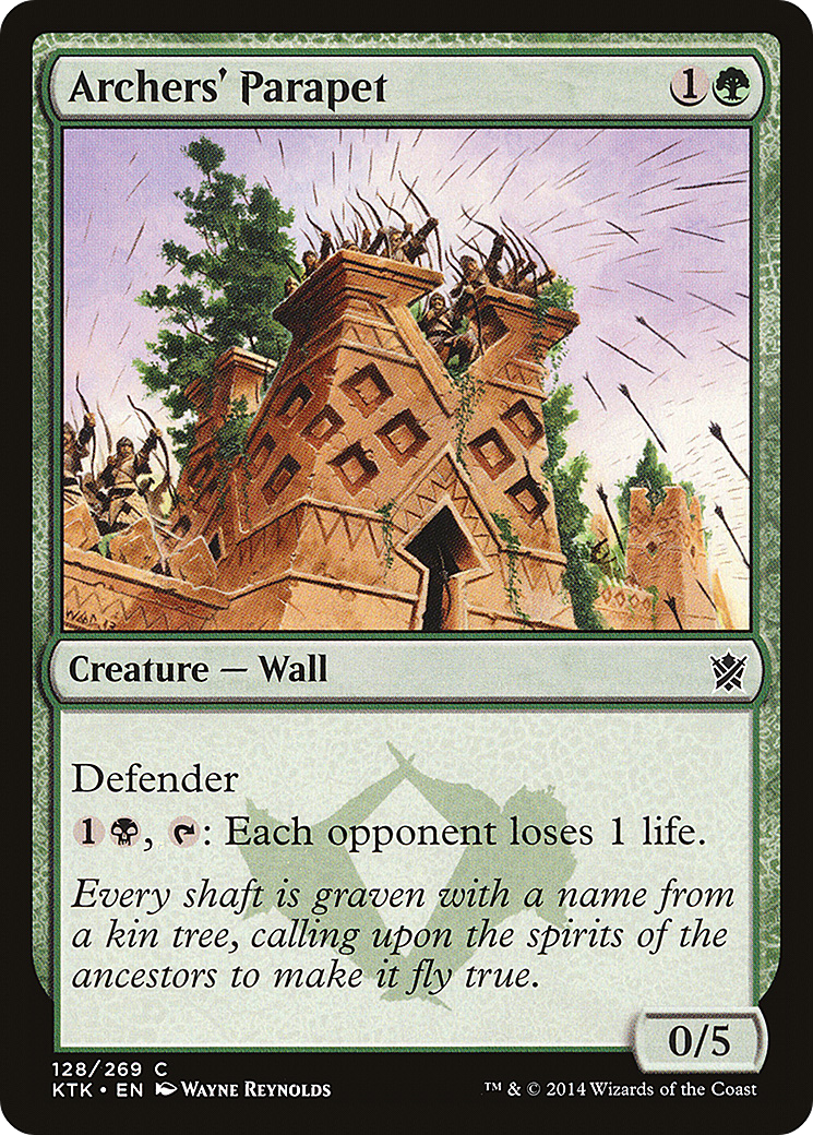 {C} Archers' Parapet [Khans of Tarkir][KTK 128]