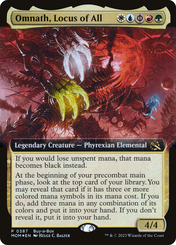 {R} Omnath, Locus of All (Buy-A-Box) [March of the Machine][MOM 387]