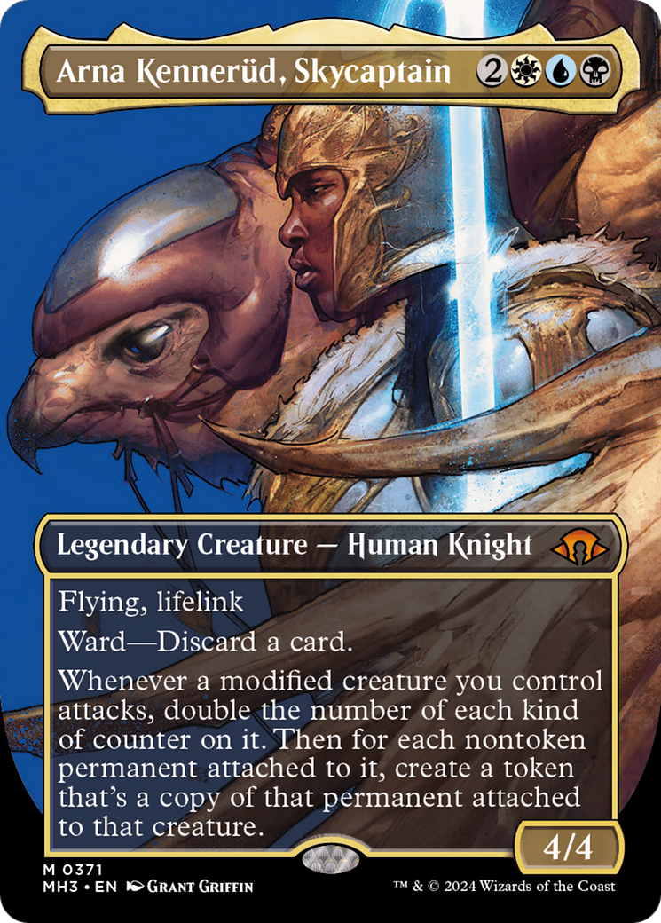 {R} Arna Kennerud, Skycaptain (Borderless) [Modern Horizons 3][MH3 371]