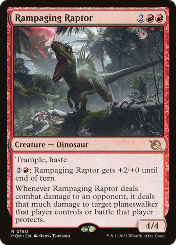 {R} Rampaging Raptor [March of the Machine][MOM 160]