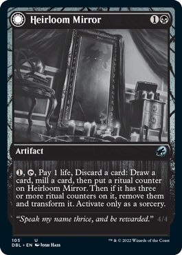 {C} Heirloom Mirror // Inherited Fiend [Innistrad: Double Feature][DBL 105]