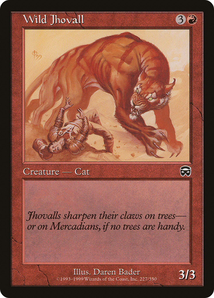 {C} Wild Jhovall [Mercadian Masques][MMQ 227]