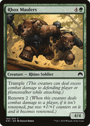 {C} Rhox Maulers [Magic Origins][ORI 196]
