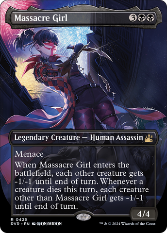 {R} Massacre Girl (Anime Borderless) [Ravnica Remastered][RVR 425]