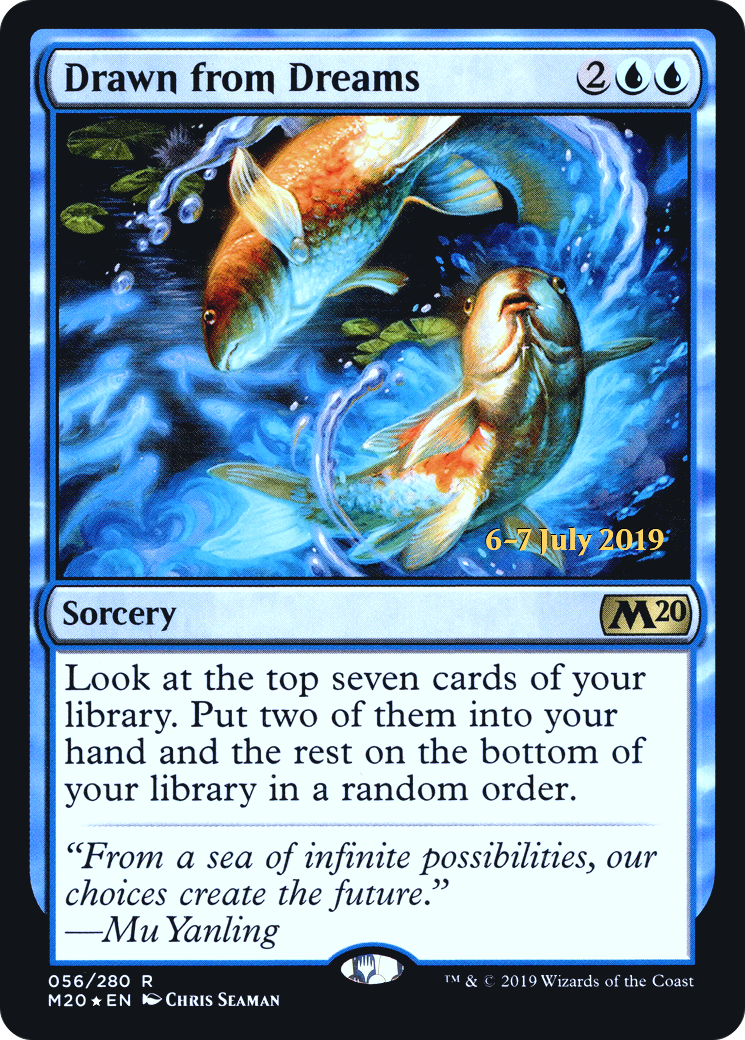 {R} Drawn from Dreams [Core Set 2020 Prerelease Promos][PR M20 056]