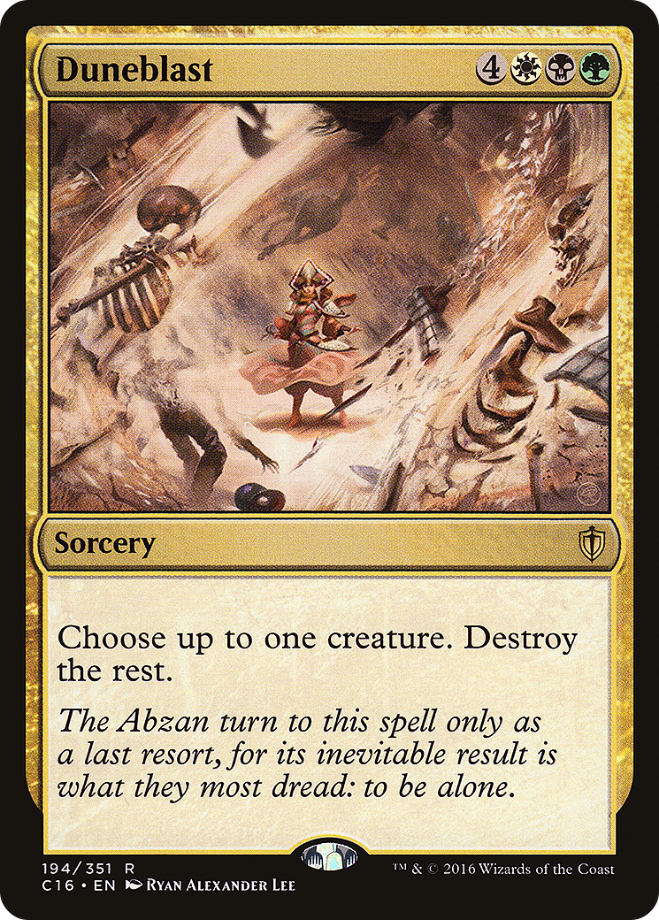 {R} Duneblast [Commander 2016][C16 194]