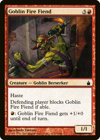{C} Goblin Fire Fiend [Ravnica: City of Guilds][RAV 127]