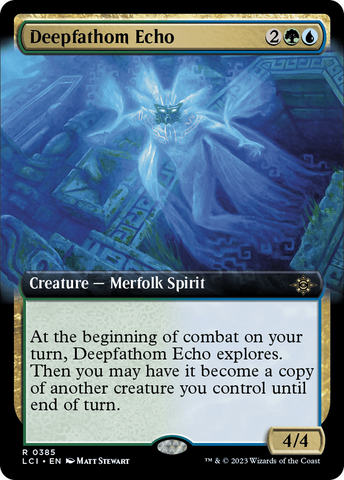 {@R} Deepfathom Echo (Extended Art) [The Lost Caverns of Ixalan][LCI 385]