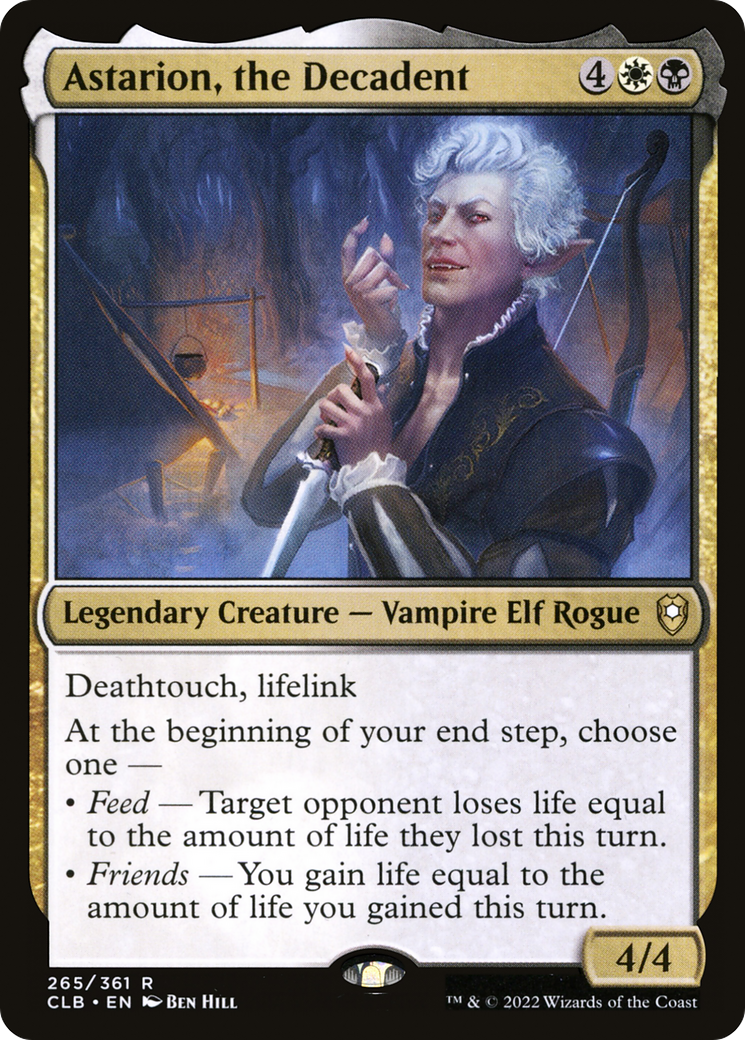 {R} Astarion, the Decadent [Commander Legends: Battle for Baldur's Gate][CLB 265]