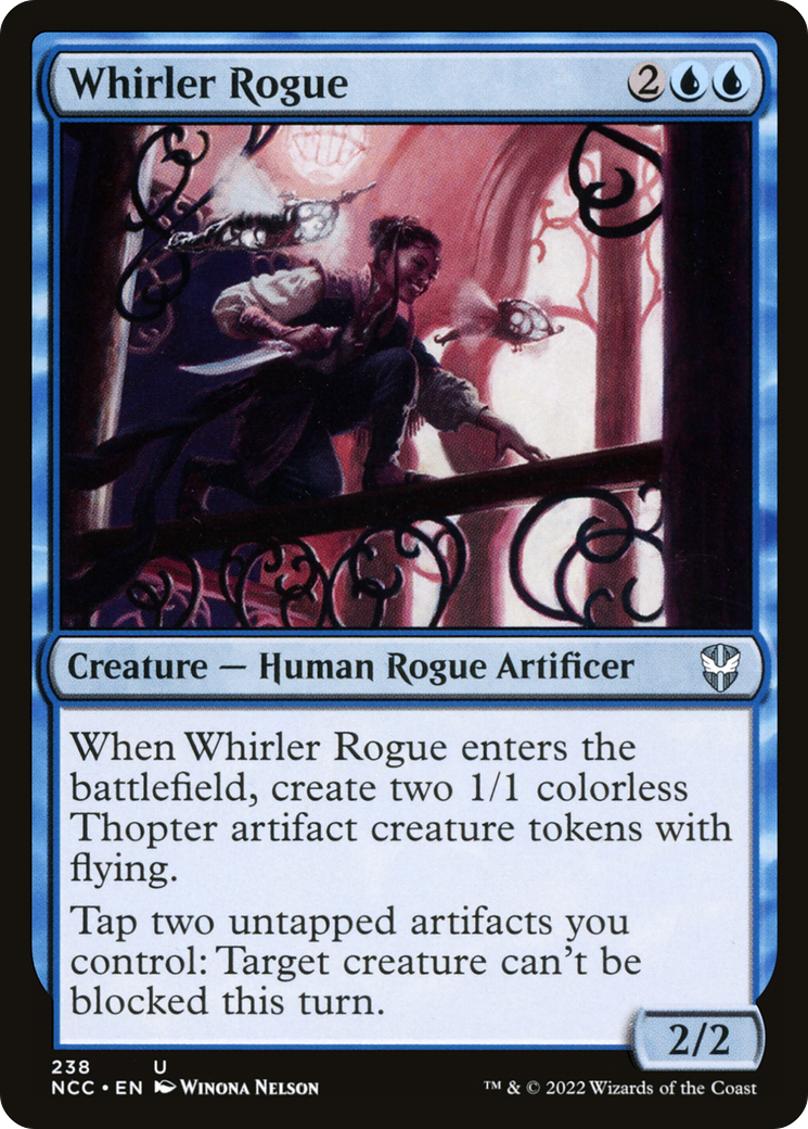 {C} Whirler Rogue [Streets of New Capenna Commander][NCC 238]