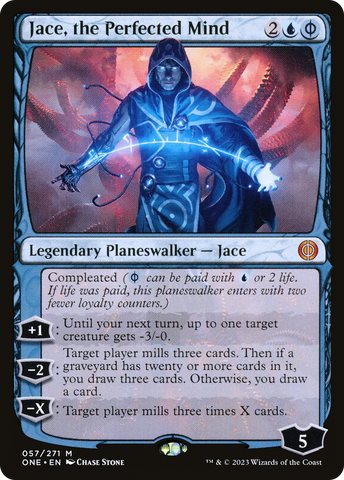 {R} Jace, the Perfected Mind [Phyrexia: All Will Be One][ONE 057]