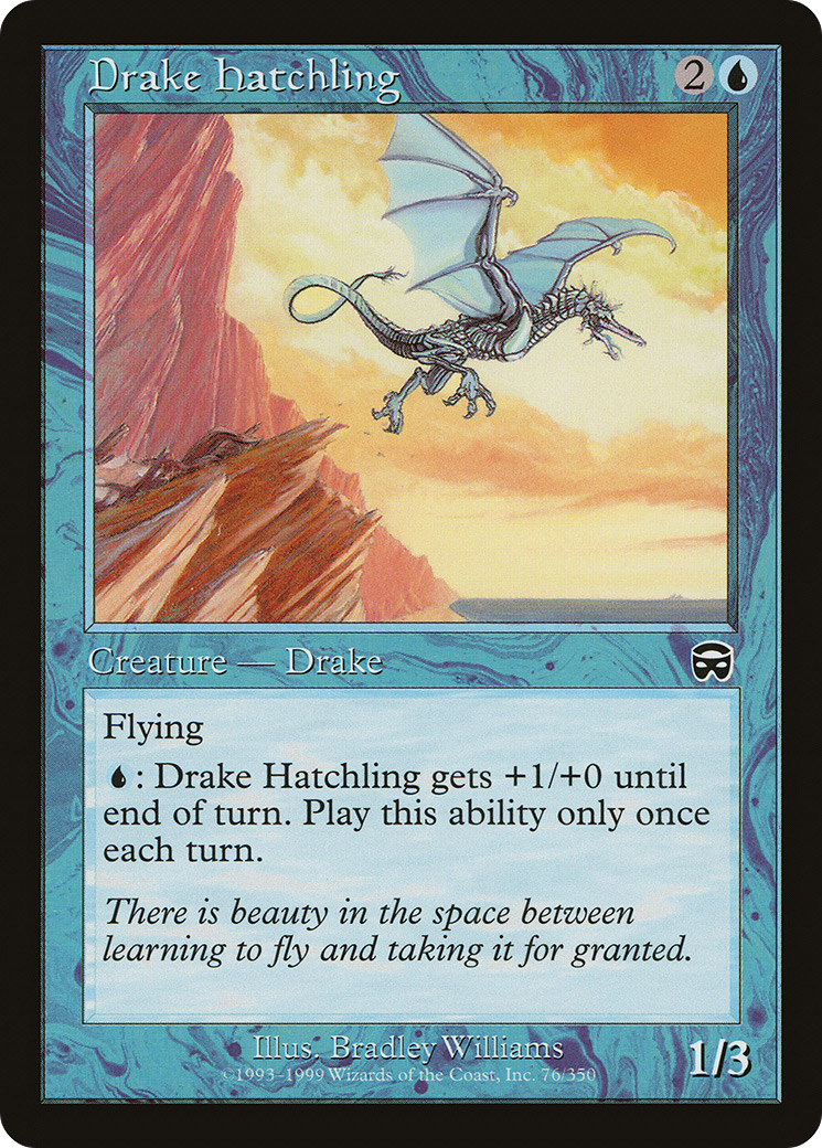 {C} Drake Hatchling [Mercadian Masques][MMQ 076]