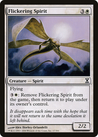 {C} Flickering Spirit [Time Spiral][TSP 017]