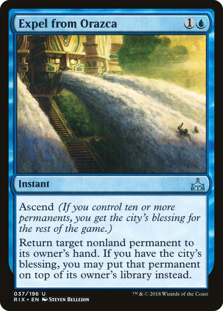 {C} Expel from Orazca [Rivals of Ixalan][RIX 037]