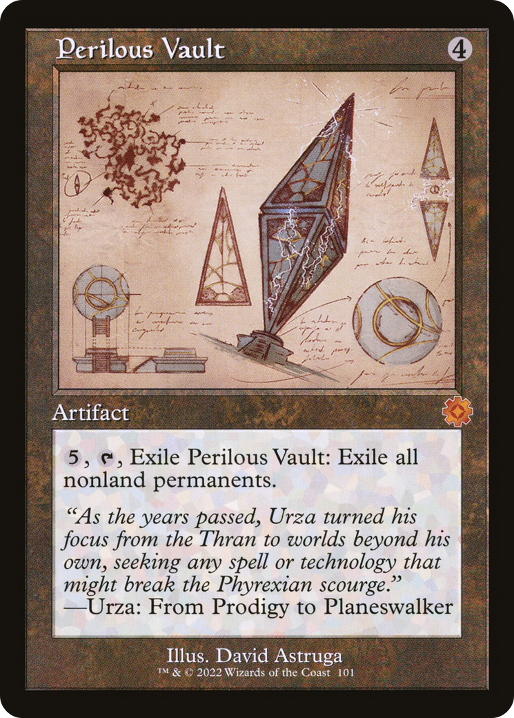 {R} Perilous Vault (Retro Schematic) [The Brothers' War Retro Artifacts][BRR 101]
