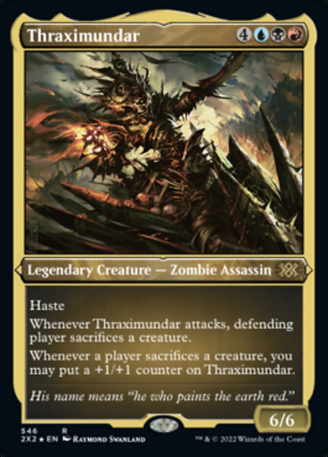 {R} Thraximundar (Foil Etched) [Double Masters 2022][2X2 546]