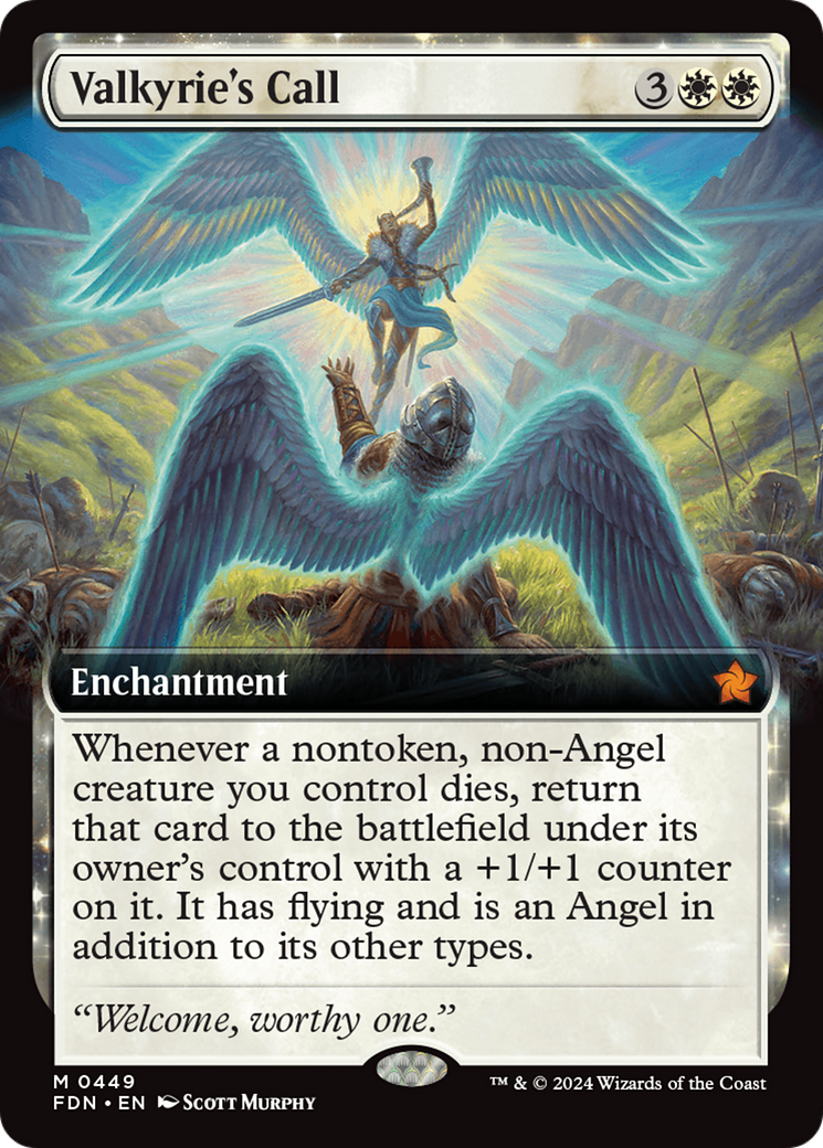 {@R} Valkyrie's Call (Extended Art) [Foundations][FDN 449]