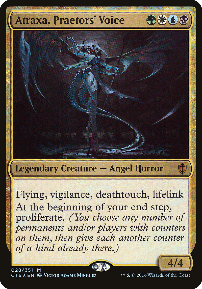 {O} Atraxa, Praetors' Voice (Oversized) [Commander 2016 Oversized][OVR C16 028]