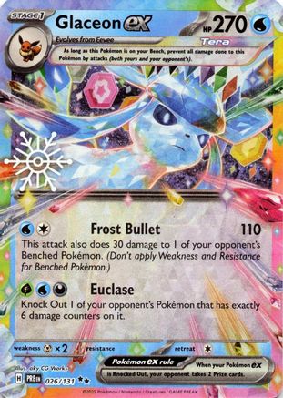 [PKM] Glaceon ex (026/131) (Holiday Calendar) [Miscellaneous Cards]
