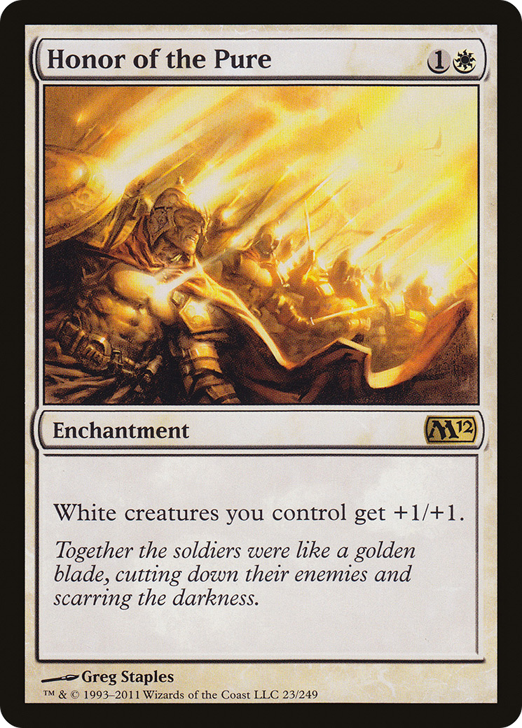 {R} Honor of the Pure [Magic 2012][M12 023] - Misty Mountain Games