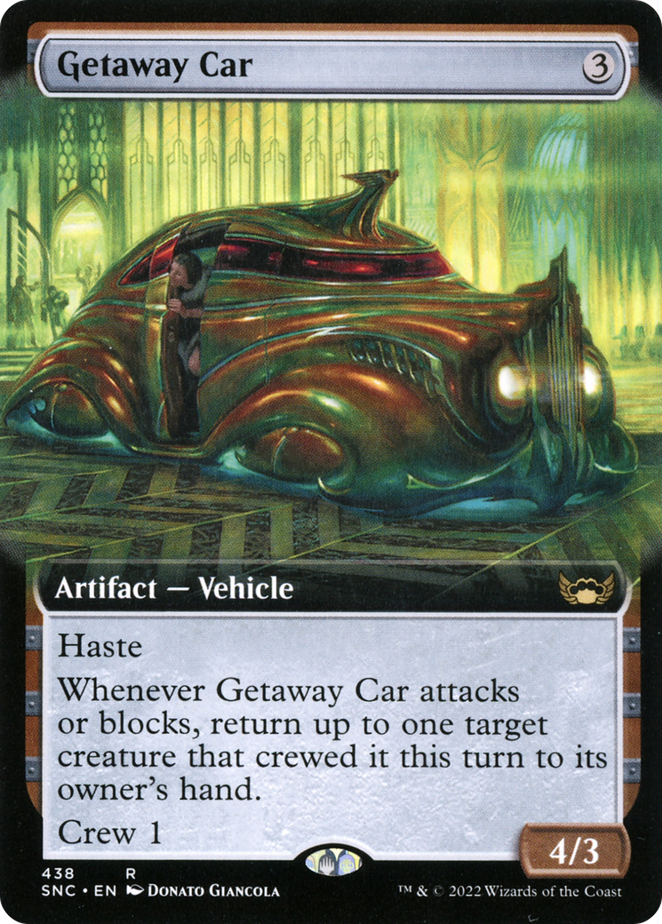 {R} Getaway Car (Extended Art) [Streets of New Capenna][SNC 438]