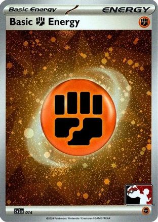 [PKM BE] Basic Fighting Energy (014) (Cosmos Holo) [Prize Pack Series Seven]