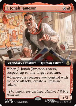 {@@ SPM R} J. Jonah Jameson (Extended Art) [Marvel's Spider-Man] [SPM 261]