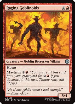 {@@ SPE C} Raging Goblinoids [Marvel's Spider-Man] [SPM 085]