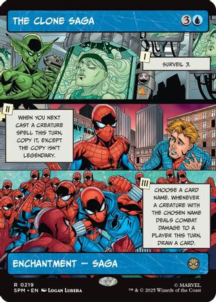 {@@ SPM R} The Clone Saga (Borderless) [Marvel's Spider-Man] [SPM 219]