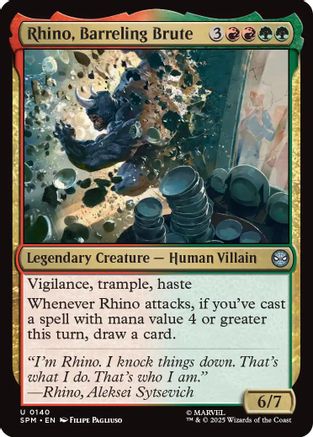 {@@ SPM C} Rhino, Barreling Brute [Marvel's Spider-Man] [SPM 140]