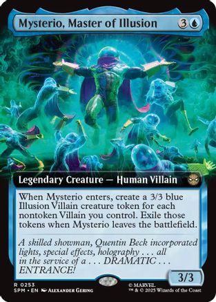 {@@ SPM R} Mysterio, Master of Illusion (Extended Card) [Marvel's Spider-Man] [SPM 253]