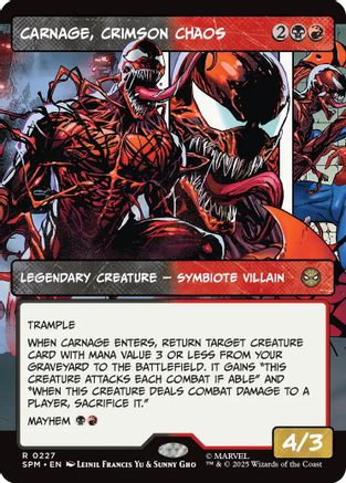 {@R} Carnage, Crimson Chaos (Borderless) [SPM 227]