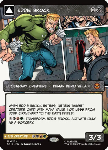 {@@ SPM R} Eddie Brock (0224) (Borderless) [Marvel's Spider-Man] [SPM 224]